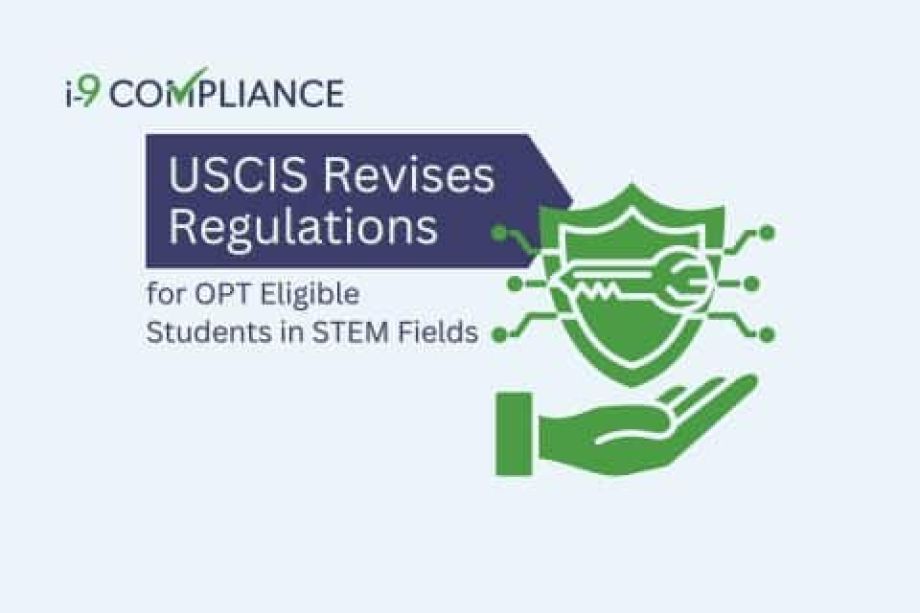 USCIS Revises Regulations for OPT Eligible Students in STEM Fields