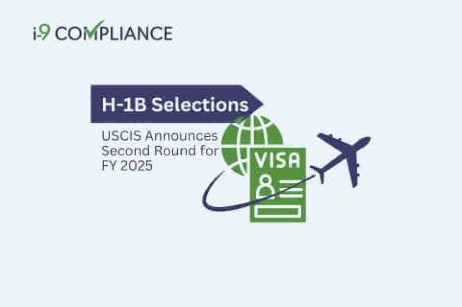 USCIS Announces Second Round of H-1B Selections for FY 2025