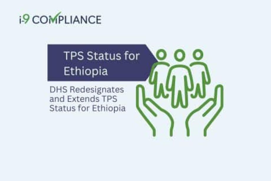 DHS Redesignates and Extends TPS Status for Ethiopia