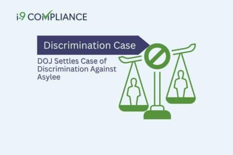 DOJ Settles Case of Discrimination Against Asylee